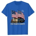 thumbnail image 4 of DHFJKG 250Th Anniversary USA Shirts For Women Short Sleeve Graphic Tees Independence Day 4Th Of July T Shirt, 4 of 4