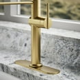 thumbnail image 6 of Kohler Crue Metal Gold Kitchen Faucet Brass, 6 of 9