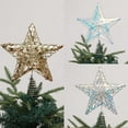 thumbnail image 7 of Christmas Tree topper, Star Tree topper, Glittering Lighted Christmas Tree topper for Holiday Decor, Iron Metal Five Point Star Shaped Tree top with Built-In Lights for Xmas Decorations, 7 of 7