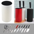 thumbnail image 4 of Universal Knife Holder,Knife Block Without Knives,Knife Storage Holder for Protecting Blade Space Saver(White), 4 of 10