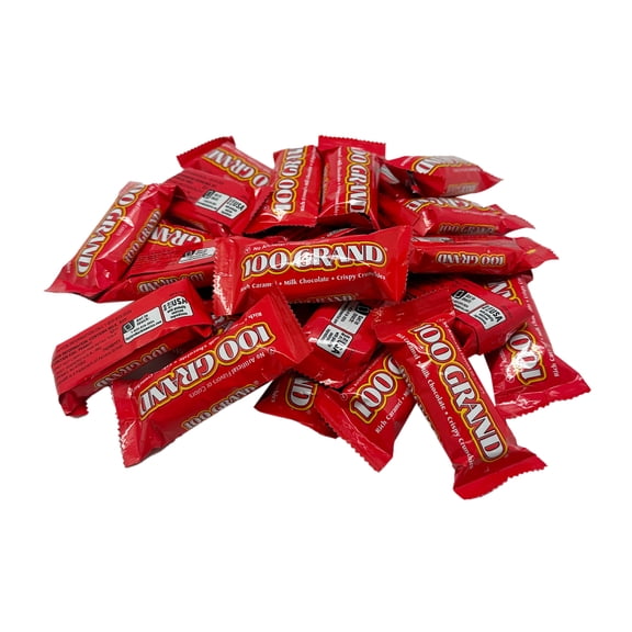 100 Grand Milk Chocolate Candy Bars  - 1 lb. Resealable Candy Bag