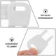 thumbnail image 4 of 2 llaves de repuesto para dispensadores de toallas de papel, dispensadores comerciales, porta rollos de papel higiénico, llave de repuesto para dispensador de toallas de papel, color blanco, 4 of 8