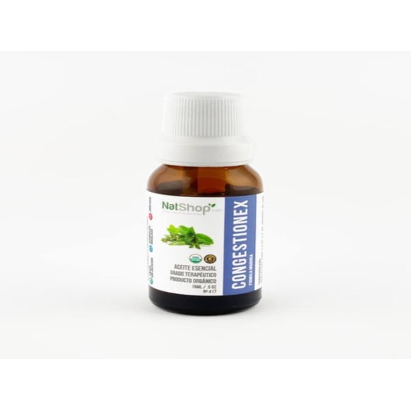 ACEITE ESCENCIAL DE CONGESTIONEX, 100% ORGÁNICO Natshop ACEITE ESCENCIAL DE CONGESTIONEX, 100% ORGÁNICO