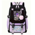 thumbnail image 1 of K-Pop Demon Hunters Anime School Backpack Cute Cartoon Print Bag for Students 1, 1 of 3