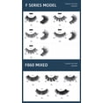 thumbnail image 3 of ZIYIMEI Faux Mink Lashes Handmade 3D Effect Multi-Layer Eyelashes, 5 Pairs, 3 of 5