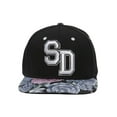 thumbnail image 1 of City Caps Black/Floral Snapback Réglable - San Diego, 1 of 2