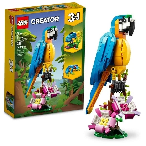 31136 - PARROT Exotique à Construire - CREATOR 253 Pcs/paquet