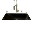 thumbnail image 2 of Miseno MCI54-0UM-22 33" Single Basin Undermount Cast Iron Kitchen Sink; Biscuit, 2 of 2