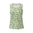 thumbnail image 3 of Picia Cute Crocodile Pattern Women's Workout Tank Top,Breathable Activewear,Slim Fit Athletic Top,Versatile Workout Moisture-wicking top-, 3 of 9
