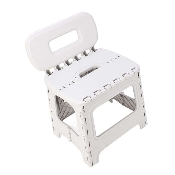 Folding Step Stool, Portable Step Ladder for Adults and Kids, PP Thickened Step Stool with Handle for Outdoor Camping Fishing Picnic, Holds Up to