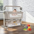 TFCFL Electric Baby Bedside Sleeper,Automatic Cradle with 3