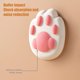 thumbnail image 3 of Tope de puerta autoadhesivo con diseño de pata de gato 3D, protector de pared para manija de puerta, protector de pared, almohadilla silenciadora anticolisión, adhesivo amortiguador, 3 of 8