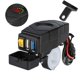 thumbnail image 3 of 2X C1FB 20-80V Cargador USB para Manillar de Bicicleta EléCtrica 24V 36V 48V 60V QC3.0 Adaptador de Cargador RáPido (Luz Roja), 3 of 3