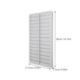 thumbnail image 2 of CIMAXIC 2Pcs Sturdy Plastic Time Cards Rack for Warehouse and Office Label Organization, 2 of 8