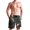 Dark and Light Black Marble, variant on Dailycode Men's Quick Dry Swim Trunks Beach Shorts Casual Summer Board Shorts with Pockets, Black White Gold Tie Dye