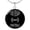 Luxury Necklace (Gold), variant on Las Vegas Football Fan Circle Necklace Stainless Steel 24 Inch Chain Silver Tone or Gold Tone