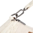 thumbnail image 4 of Wrangler Shoulder Bag for Women Denim Canvas Small Hobo Purse with Stitched Detail & Back Zipper Pocket, Tan, 4 of 6