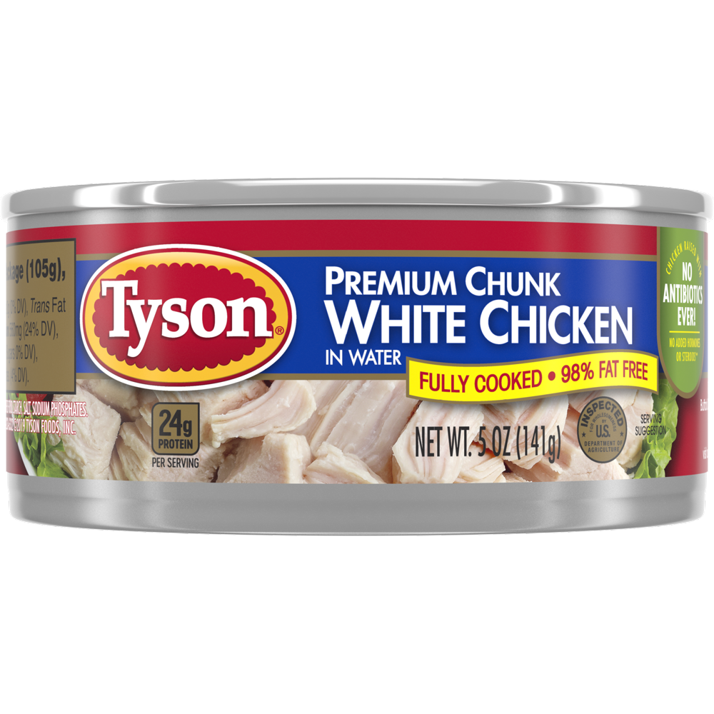 Tyson® Premium Chunk White Chicken Breast, 5 oz.