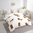 thumbnail image 3 of Castle Fairy Dachshund Dog 7-Piece King Cartoon Animal Ultra Soft Bedding Comforter Set, 3 of 8