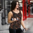thumbnail image 6 of Bixox Women's Floral Printed Sleeveless Fitness Workout Running Quick-Dry Tank Top, 6 of 7