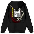 thumbnail image 3 of My Hero Academia Stain Character Adult Black Double Sided Hoodie-XL, 3 of 7