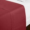 thumbnail image 2 of Mellanni Full Flat Sheet Only, Hotel Luxury Soft Microfiber Top Sheet, 1 Piece, Brick Red, 2 of 7