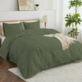 thumbnail image 2 of Kingrest Luxury Queen Duvet Cover Set Floral Printed, Soft & Breathable 100% Organic Cotton 3 Pieces Queen Bedding Sets, Pattern Queen Comfy Duvet Cover Set with Zipper Closure, 2 of 9