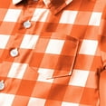thumbnail image 7 of Cowsor Boy's Button Down Regular Fit Long Sleeve Plaid Casual Shirts, 7 of 7