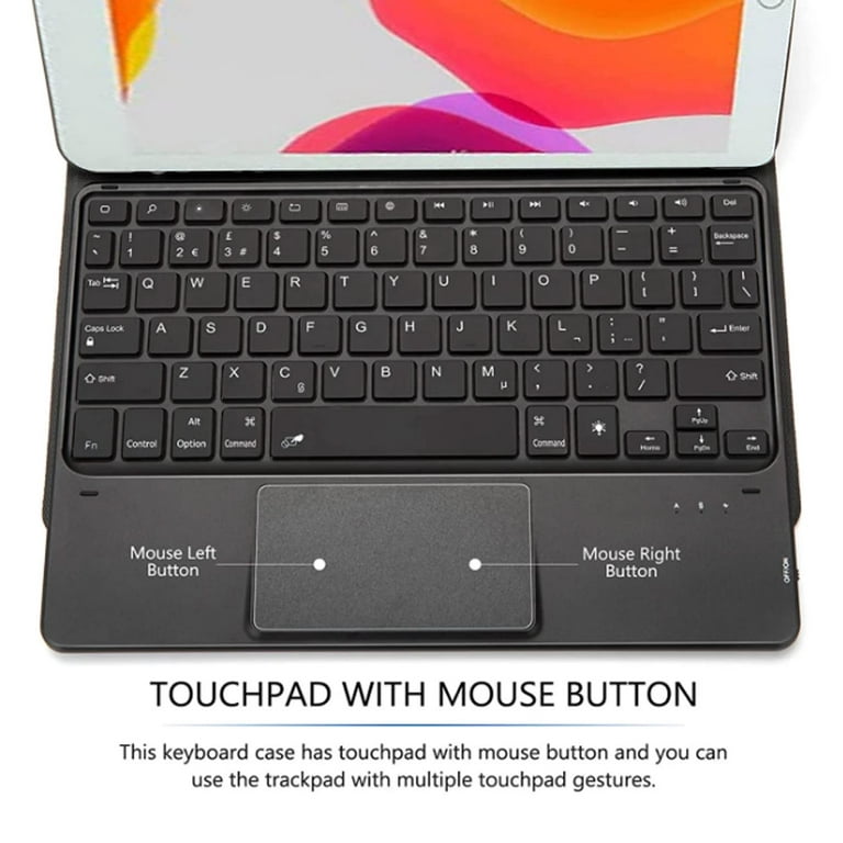 XZAMB IPad Mini Touchpad Keyboard Case Compatible with iPad Mini 5