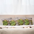 thumbnail image 3 of Ambesonne Landscape Throw Pillow Cover 4 Pack, View of Bath River, 20", Fern Green, 3 of 6