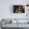 thumbnail image 2 of Canvas Wall Art - Sasha 'Dogs II' Wall Art for Living Room, Bedroom, or Office Décor by Trademark Fine Art - 19 x 12 Inches, 2 of 4