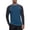 Blue B, variant on Men's Long Sleeve Swim Shirt, UPF 50 Sun Protection Quick Dry Loose Fit Rash Guard for Men, UV Protection Beach Surf Swimming Water T-Shirt for Outdoor Sports Blue B L