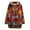 Yellow, variant on IROINNID Women's Hooded Winter Jacket Coat Print Long Sleeve Warm Loose Plus Velvet Coat Tops, Yellow
