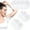 White, variant on OUSITAID 4 Pairs Underarm Sweat Pads Reusable Sweat Absorbing Guards Washable Armpit Sweat Pads with Shoulder Strap Under Arm Sweat Protectors Women Breathable Absorbent Sweat Pads Guards