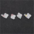thumbnail image 3 of Dental Orthodontic Ceramic Brackets Poly Crystalline Brace Roth MBT Slot 022 3hocks, 3 of 4