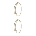 thumbnail image 3 of Qarigey extensible extensible Metal Estilo simple Adorno de mano Romántico Buenos accesorios para mujeres Niñas KC Oro KC oro 2piezas, 3 of 6