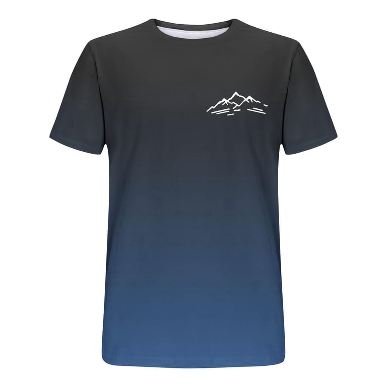 AWZXDE Men Shirts Fashion Print Daily Casual Short Sleeve Summer