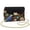 Eagle Flower, variant on Pzuqiu Sunflower Cow Print Women's Leather Crossbody Bag with Chain Strap Versatile Quilted Leather Crossbody Bags for Women Fashionable Design Minimalist Gifts for Women