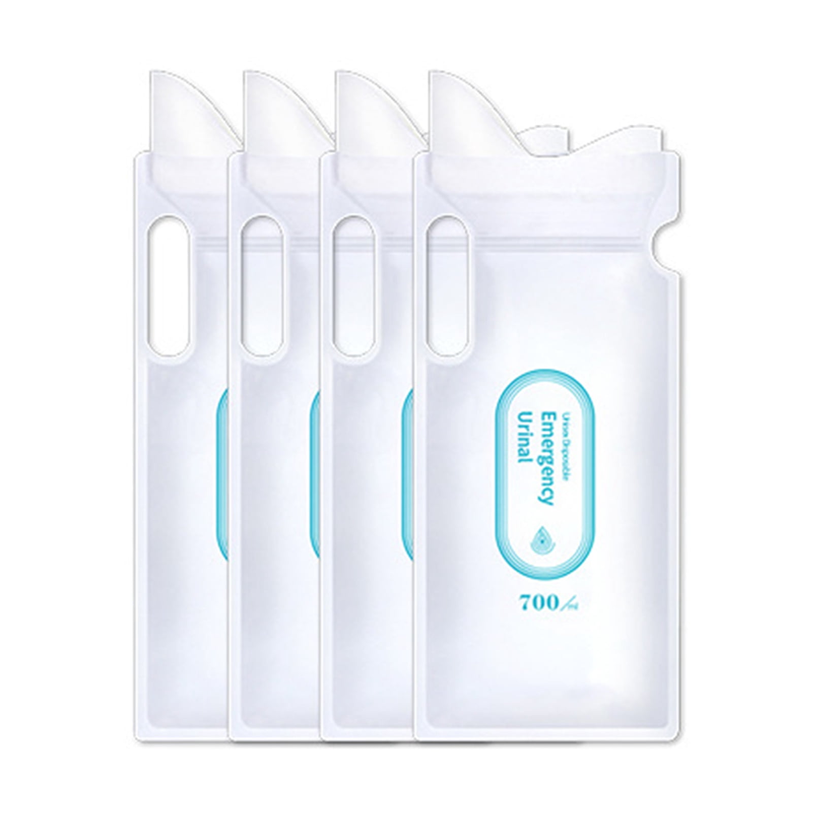 Trayknick 4 Pcs 700ml Sac de Pipi Édition Anglaise Jetable Anti-Corrosion pour Voiture