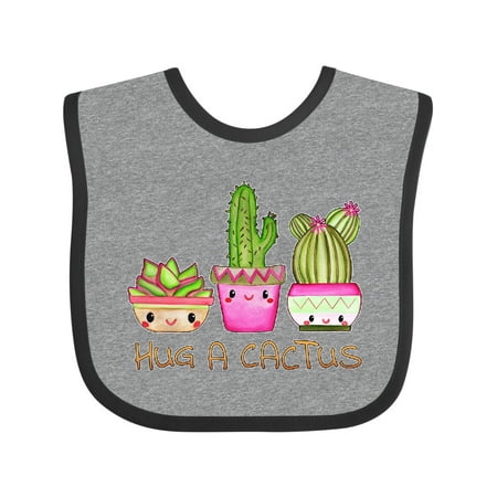 

Inktastic Hug a Cactus- Cute Gift Baby Boy or Baby Girl Bib