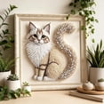 thumbnail image 3 of 2026 Halloween 5D Cat Special Shape Diamond Art Kits for Adults Beginners, Animal Cat Diamond Painting Kits for Adults, DIY Crystal Rhinestones Diamond Painting for Home Wall Decoration 12 × 12inch, 3 of 10