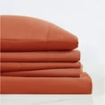 thumbnail image 3 of Truly Soft Everyday Sheet Set Orange Microfiber 3-Piece Twin Sheet Set, 3 of 5