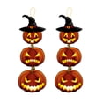 thumbnail image 4 of pstuiky Colgante de calabaza de Halloween para centro comercial hotel escaparate de karaoke decoración de pared de fondo colgante de papel, 4 of 4