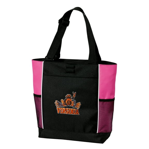 University of Virginia Peace Frogs Tote Bag or UVA Peace Frog Shopper Tote