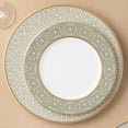 thumbnail image 4 of Noritake Infinity Green Gold Gold Set of 4 Dinner Plates, 4 of 7