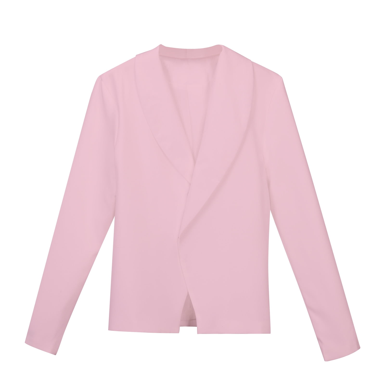 Veste Blazer Fille 2025 - Col à Revers, Manches Longues, Poche Intérieure - Polyester, Style Décontracté élégant - Pour école, événements