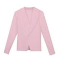 thumbnail image 2 of TBWNWG Toddler Blazer Solid Color Lapel Suit Open Front Long Sleeve Top(Sizes 11-12 Years), 2 of 8