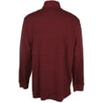 thumbnail image 2 of Club Room Mens Striped Knit Pullover Sweater, Red, X-Large, 2 of 3