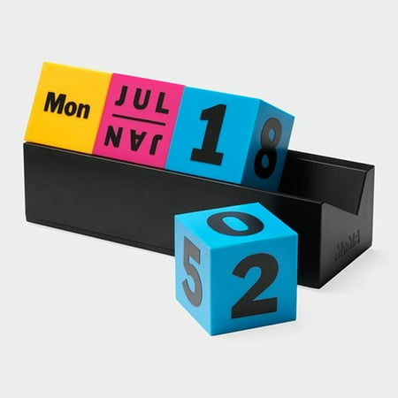 Perpetual Desk Calendar - MoMA Cubes Decorative Perpetual Calendar