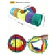 thumbnail image 4 of 36pcs Cat Toy Rainbow Three-Way Extra Long Tunnel, Cage Mice, Durable Scratching Jute Ball, Tracking Bell Ball, Sponge Ball Toy Set, Random Color, 4 of 5